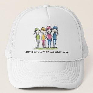 De Camionero Funny Personalizado Golf Gorra - Damas League Edit