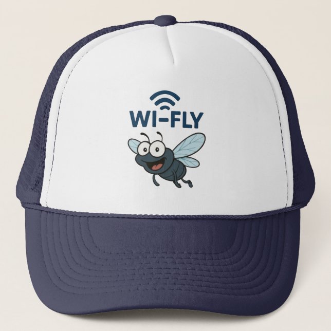 De Camionero Funny Wifi Gorra (Anverso)