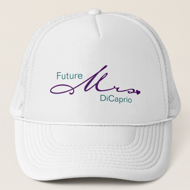 De Camionero Futuro Sra. Personalizable Gorra (Anverso)