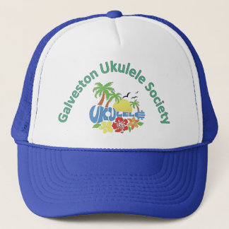 De Camionero Galveston Ukulele Society GUS Gorra del logotipo c