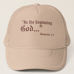 De Camionero Génesis 1:1 Gorra