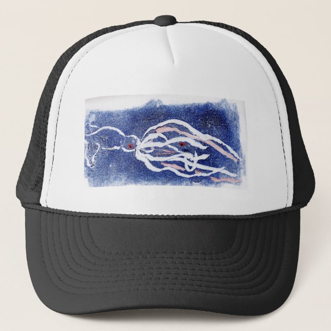De Camionero Giant Squid Gorra (Anverso)