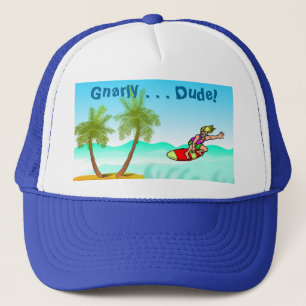 De Camionero Gnarly Surfer Gorra