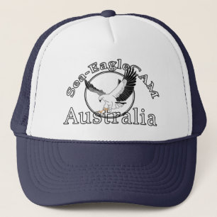 De Camionero Gorra 2 del logotipo del Mar-EagleCAM