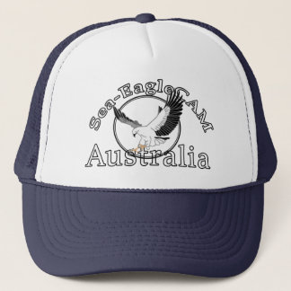 De Camionero Gorra 2 del logotipo del Mar-EagleCAM