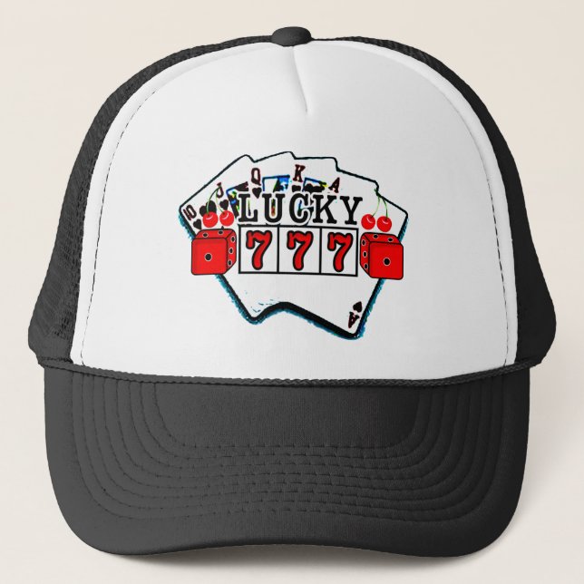 De Camionero Gorra afortunado (Anverso)