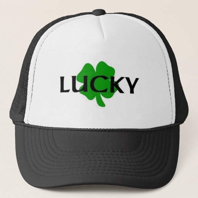 De Camionero Gorra afortunado del trébol (Anverso)