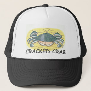 De Camionero Gorra agrietado del cangrejo