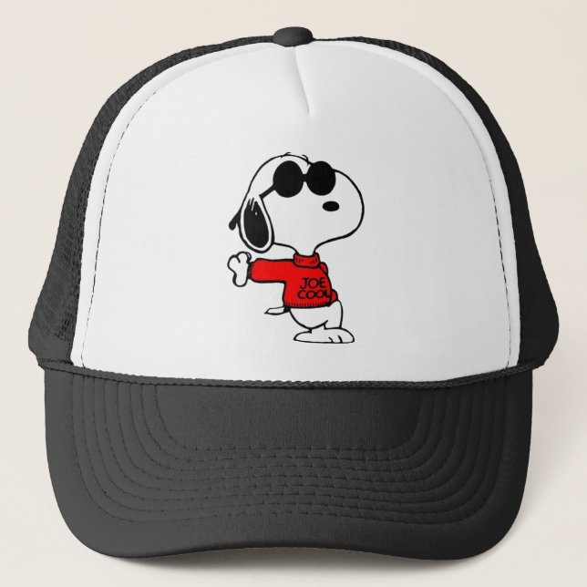 De Camionero Gorra ajustable “Perro Cool” — estilo retro (Anverso)