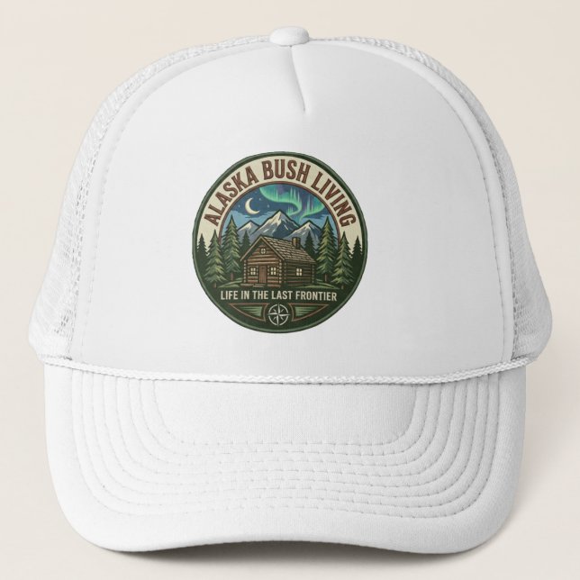 De Camionero Gorra Alaska Bush Living (Anverso)