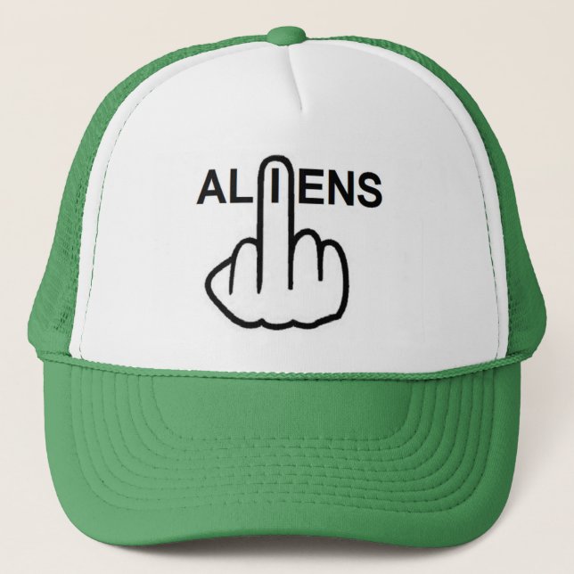 De Camionero Gorra Aliens Flip (Anverso)