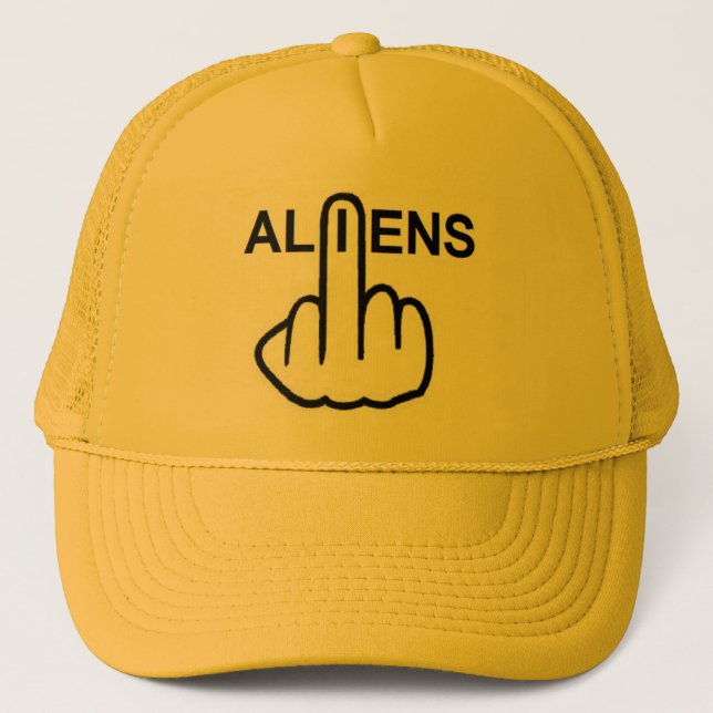 De Camionero Gorra Aliens Flip (Anverso)