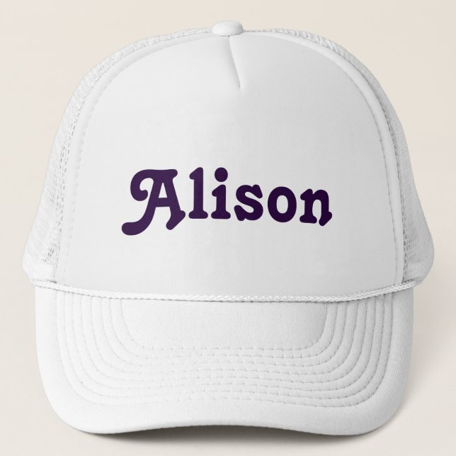 De Camionero Gorra Alison (Anverso)