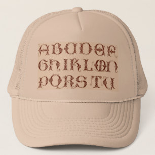 De Camionero Gorra Alphabet
