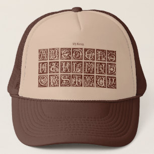De Camionero Gorra Alphabet