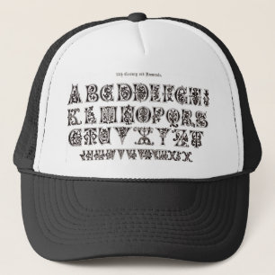 De Camionero Gorra Alphabet