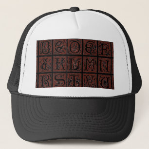 De Camionero Gorra Alphabet