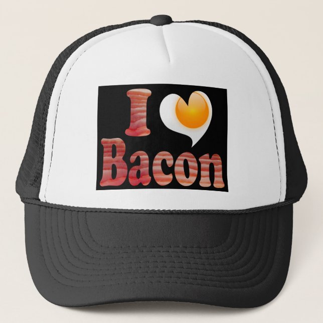 De Camionero Gorra Amante del Huevo con Tocino (Anverso)