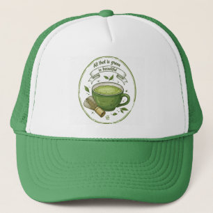 De Camionero Gorra Amante del Matcha