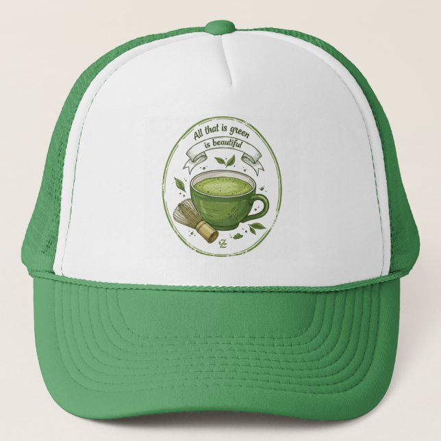 De Camionero Gorra Amante del Matcha (Anverso)