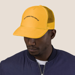 De Camionero gorra amarillo/mostaza