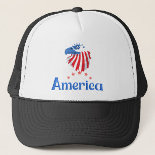 De Camionero Gorra America Eagle Trucker   Gorra Patriótica  