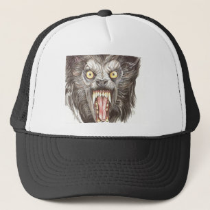De Camionero Gorra americano del hombre lobo