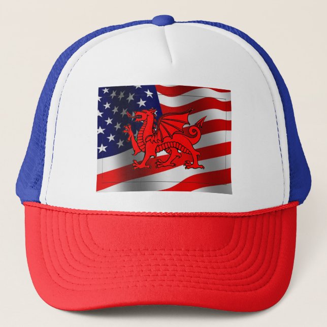 De Camionero Gorra Americano-Galés (Anverso)