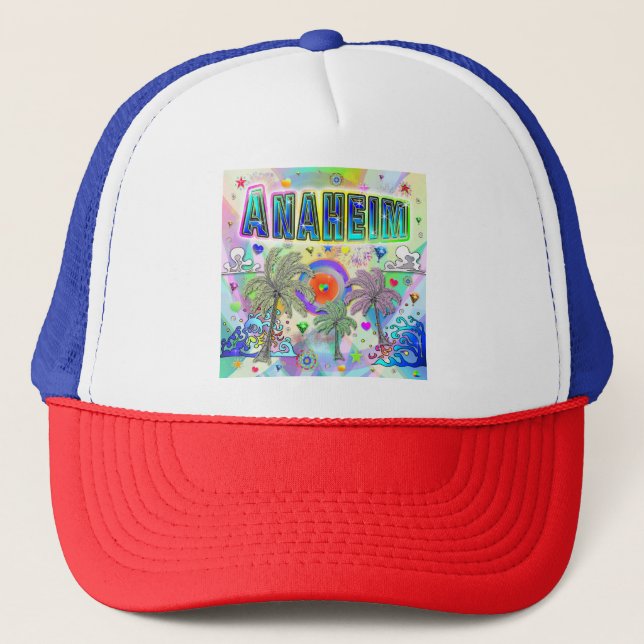 De Camionero Gorra Anaheim Deep Dream (Anverso)