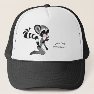 De Camionero Gorra Anime Raccoon