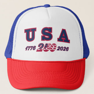 De Camionero Gorra Aniversario 250 EE. UU.