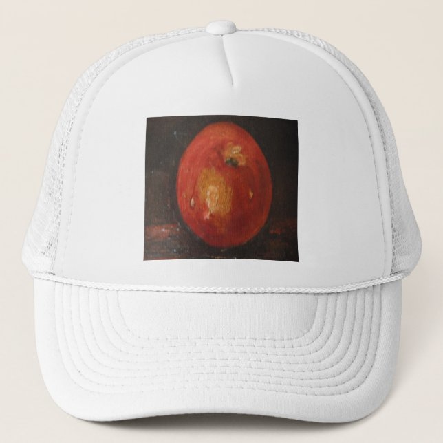 De Camionero Gorra Ann Hayes pintando Apple (Anverso)