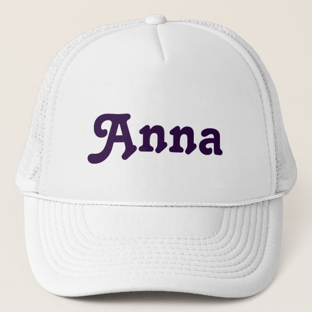 De Camionero Gorra Anna (Anverso)