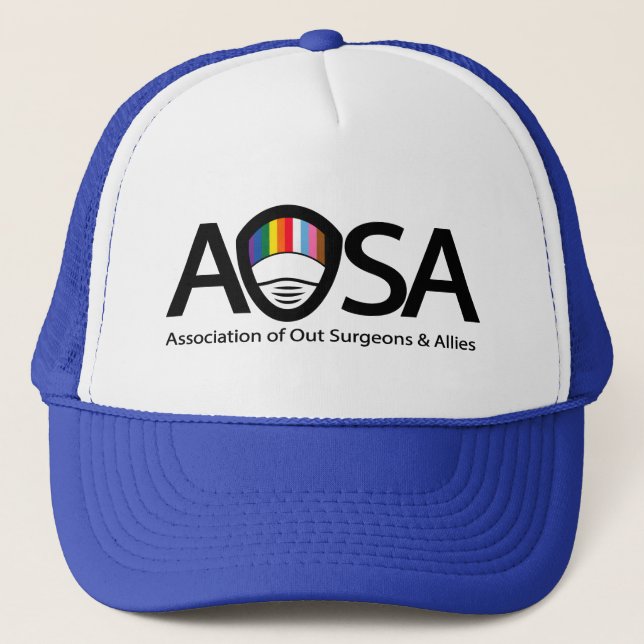 De Camionero gorra AOSA (logotipo completo) (Anverso)