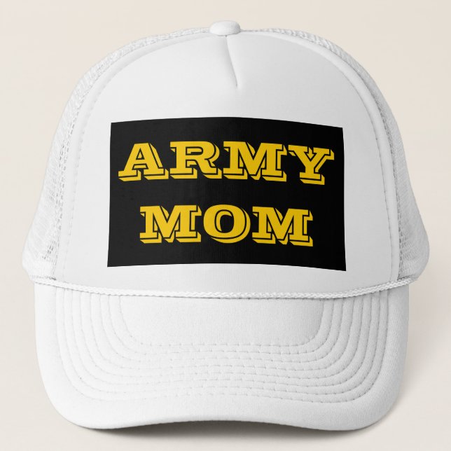 De Camionero Gorra Army Mom (Anverso)