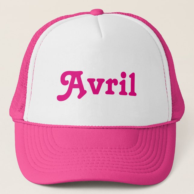 De Camionero Gorra Avril (Anverso)