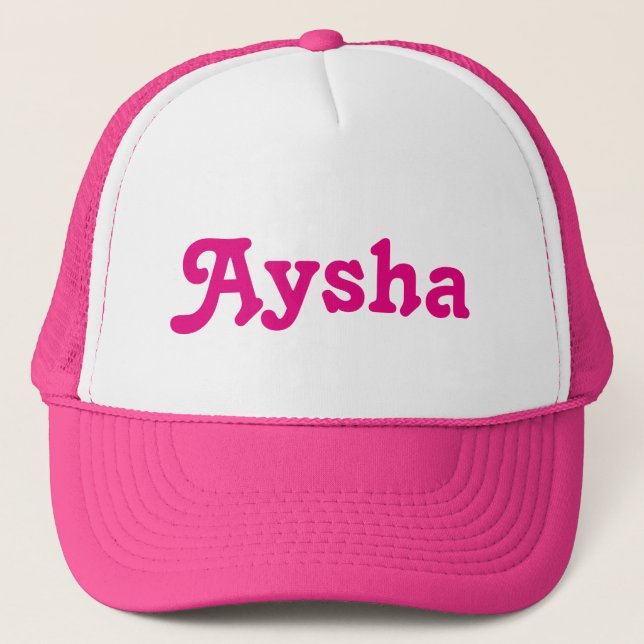 De Camionero Gorra Aysha (Anverso)