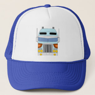 De Camionero gorra azul del cabover