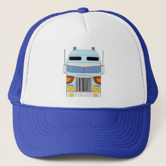 De Camionero gorra azul del cabover