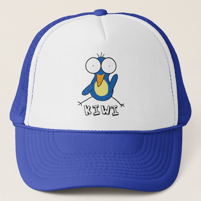 De Camionero Gorra azul del kiwi (Anverso)