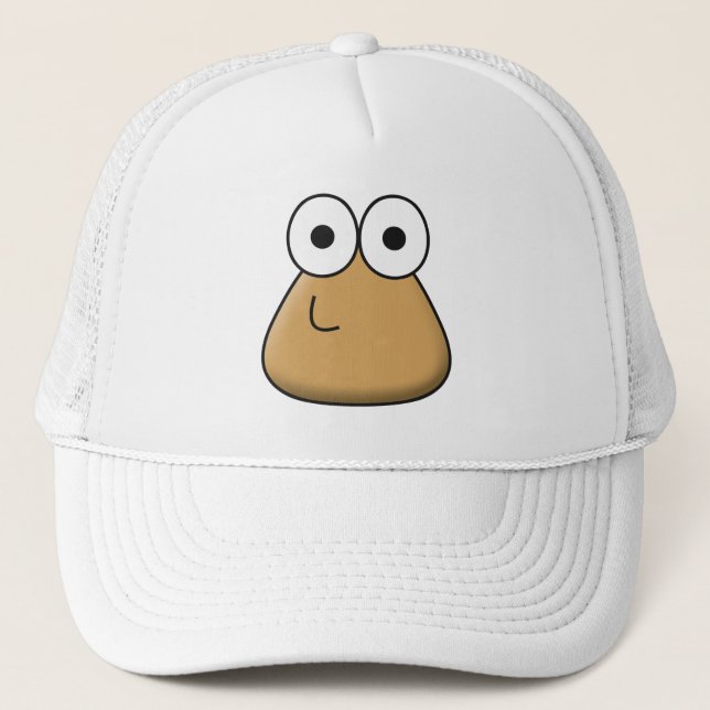 De Camionero Gorra - Baby Pou feliz (Anverso)