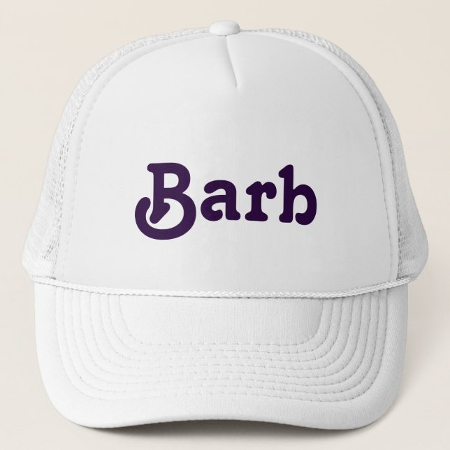 De Camionero Gorra Barb (Anverso)