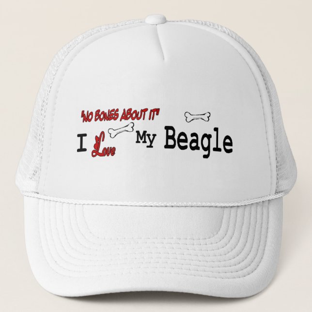 De Camionero Gorra Beagle (Me encanta) (Anverso)