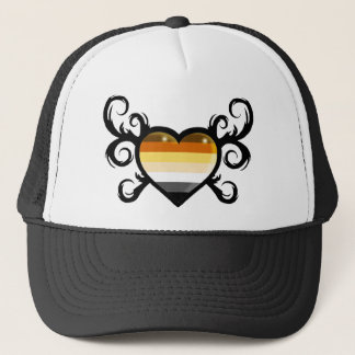 De Camionero gorra bear bandera heart