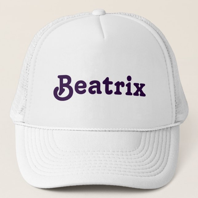 De Camionero Gorra Beatrix (Anverso)