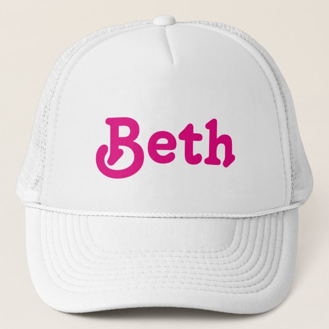 De Camionero Gorra Beth (Anverso)