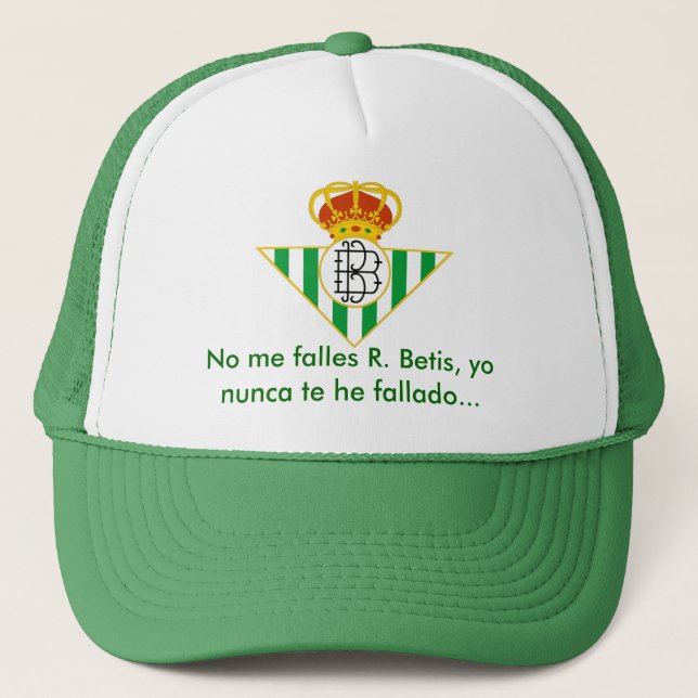 De Camionero Gorra Betis (Anverso)