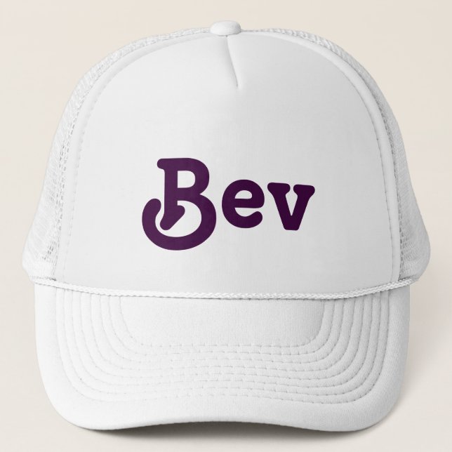 De Camionero Gorra Bev (Anverso)