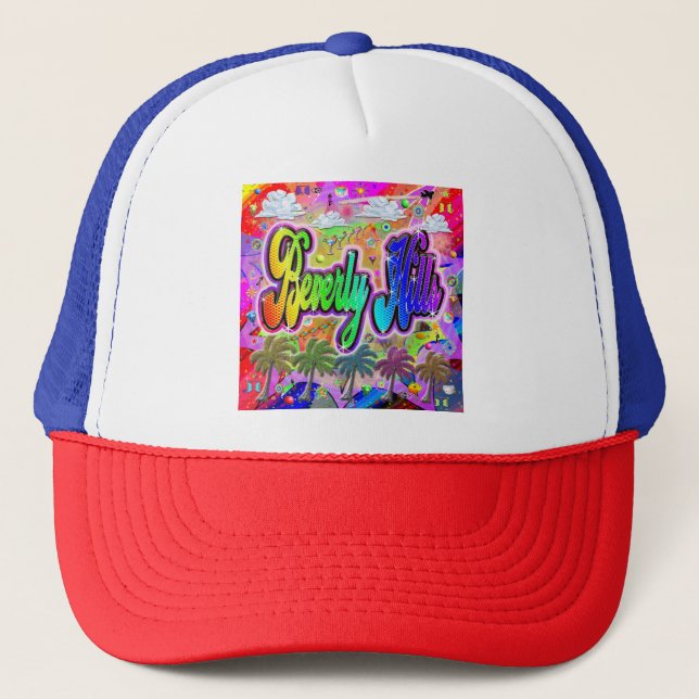 De Camionero Gorra Beverly Hills Vista Express (Anverso)