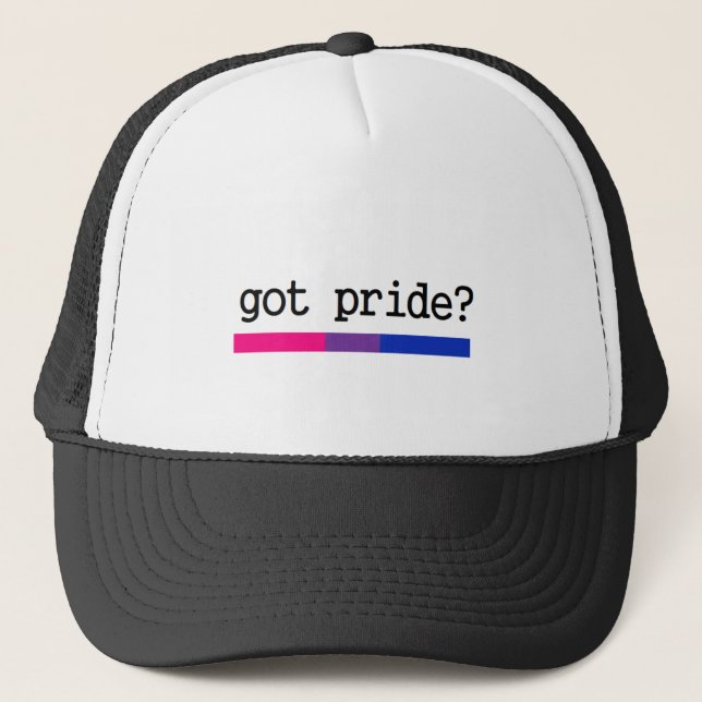 De Camionero Gorra bisexual del orgullo (Anverso)